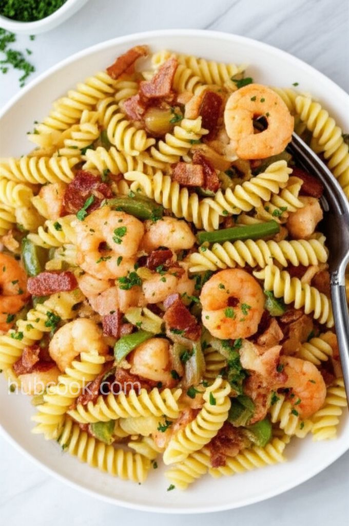 Shrimp and Tasso Pasta